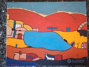 ELCOF Milano - 1974 ( "La Diga" ) cm 40x50