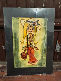 quadro figlia dei fiori