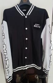 Felpa Xtreme Boxing Nera e Bianca Tg. M-L