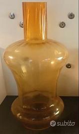 Vetro per lampada e lume a petrolio colore ambra