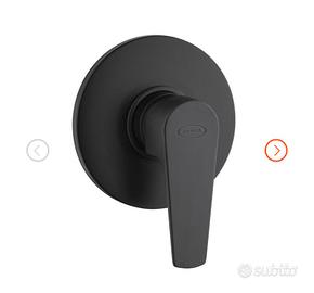 Miscelatore incasso Jacuzzi Inca nero NUOVO