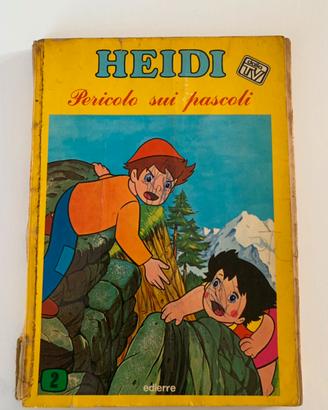 Fumetto vintage "Heidi pericolo sui Pascoli"