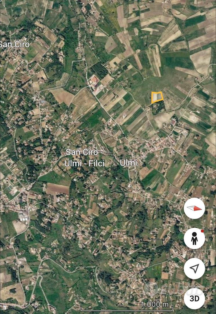 Terreno 0,6 ettari vigneto spalliera c/da Musita - Vista 3