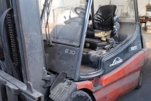 Muletto Linde Triplex E30 batteria nuova