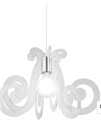 Coppia di  lampadari in  Plexiglas