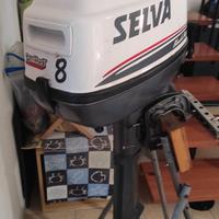 motore marino SELVA BLACK BASS 8 cv gambo Lungo