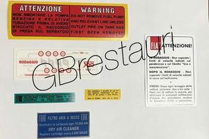Kit adesivi fiat 500 F R L