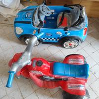 Macchina mini e moto 3 ruote