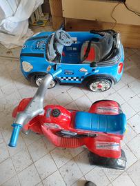 Macchina mini e moto 3 ruote