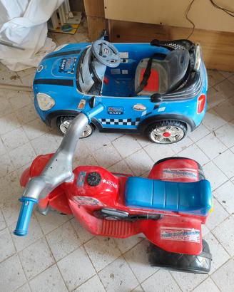 Macchina mini e moto 3 ruote