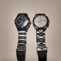 Coppia orologi Citizen originali bracciale acciaio