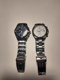 Coppia orologi Citizen originali bracciale acciaio