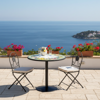 Tavolino Ø 80 da esterno per giardini o bar