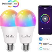 EXTRASTAR Lampadine Smart intelligenti Led E27 WiF