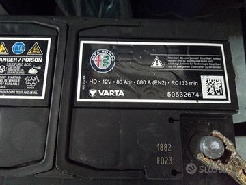Batteria auto 80Ah 12V Varta