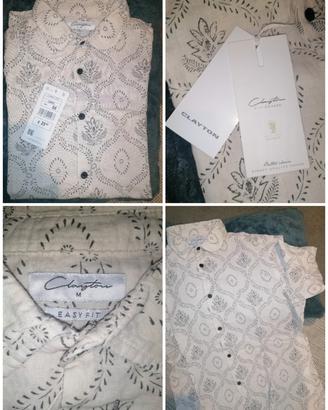 camicia uomo manica corta nuova con cartellino