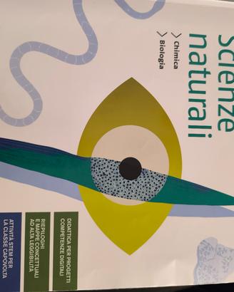 libro scolastico scienze naturali 