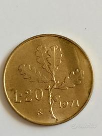 Moneta 20 Lire