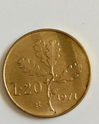 Moneta 20 Lire