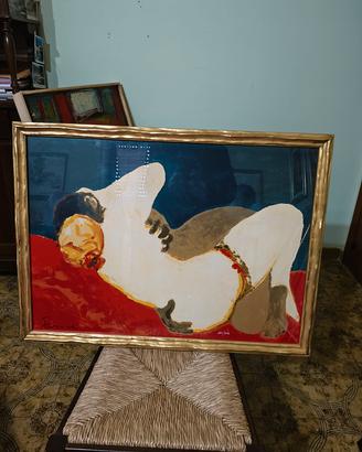 Salvatore Fiume "l'abbraccio" - serigrafia