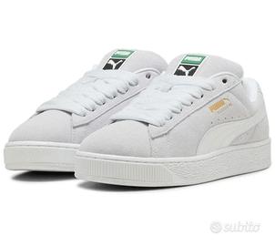 PUMA SUEDE XL sneakers camoscio grigie VERA PELLE