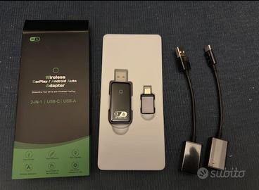 Adattatore CarPlay Wireless Android Auto