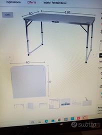 tavolo pieghevole aktive 