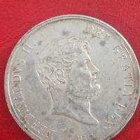 Piastra da 120 grana 1857 in Argento