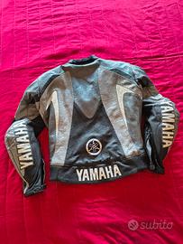 tuta moto divisibile pelle YAMAHA Dainese tg 50 M