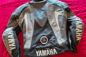 tuta moto divisibile pelle YAMAHA Dainese tg 50 M