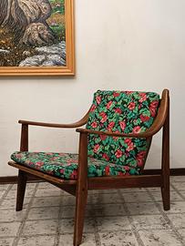 Poltrona design scandinavo anni '60