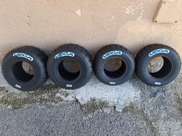 Set treno di gomme da bagnato Vega go kart 60