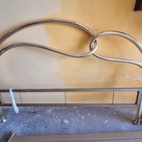 Struttura letto matrimoniale in ottone