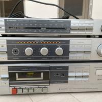 Pioneer cassette deck amplificato e tuner