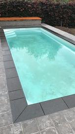 Piscina monoblocco in vetroresina 6x3.8