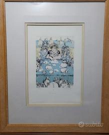 Antonio Possenti  (1933-2016) Litografia a colori 