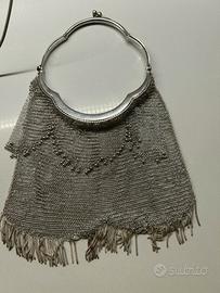 Borsetta vintage argento 800