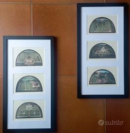 Tris Ville Medicee in cornice 40x20 