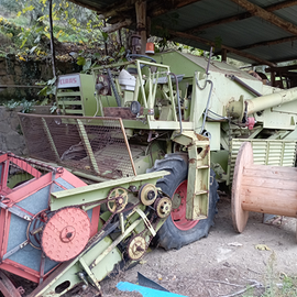 Mietitrebbia claas consul