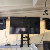 Tv 85 pollici+2 casse 600w+impianto caraoke