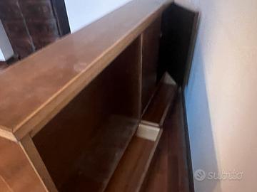 Panca in legno massello stile rustico / vintage