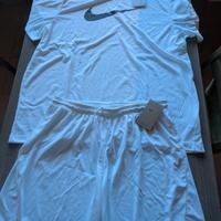 completo sportivo uomo Nike XXL bianco nuovo 