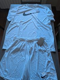 completo sportivo uomo Nike XXL bianco nuovo 