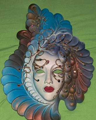 Maschera decorativa Veneziana artigianale