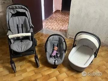 Trio cam, carrozzina, passeggino, ovetto