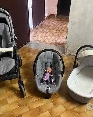 Trio cam, carrozzina, passeggino, ovetto