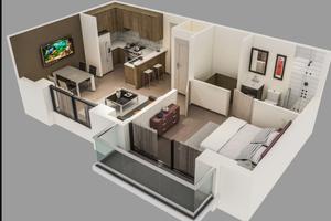 Bilocale a Lissone terrazzo e garage inclusi