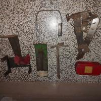 Motozappa, staffa paramotore, piedino, cassetto. A