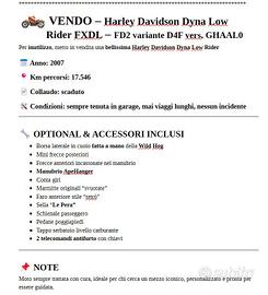 Harley Davidson Dyna Low Rider