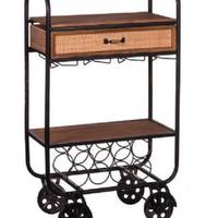 Mobile  carrello bar stile industrial
